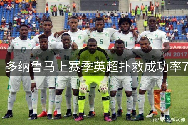 多纳鲁马上赛季英超扑救成功率72.1% 在15次扑救以上的门将中最高